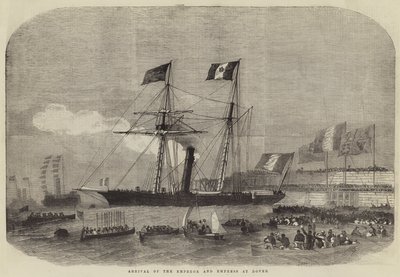 Arrival of the Emperor and Empress at Dover by Edwin Weedon